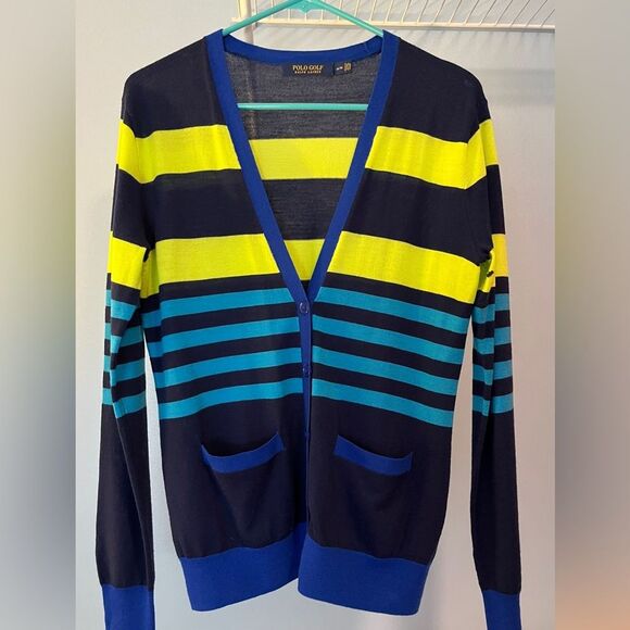 Polo by Ralph Lauren Sweaters - Polo Golf Ralph Lauren fine merino wool l/s lightweight cardigan sweater sz m